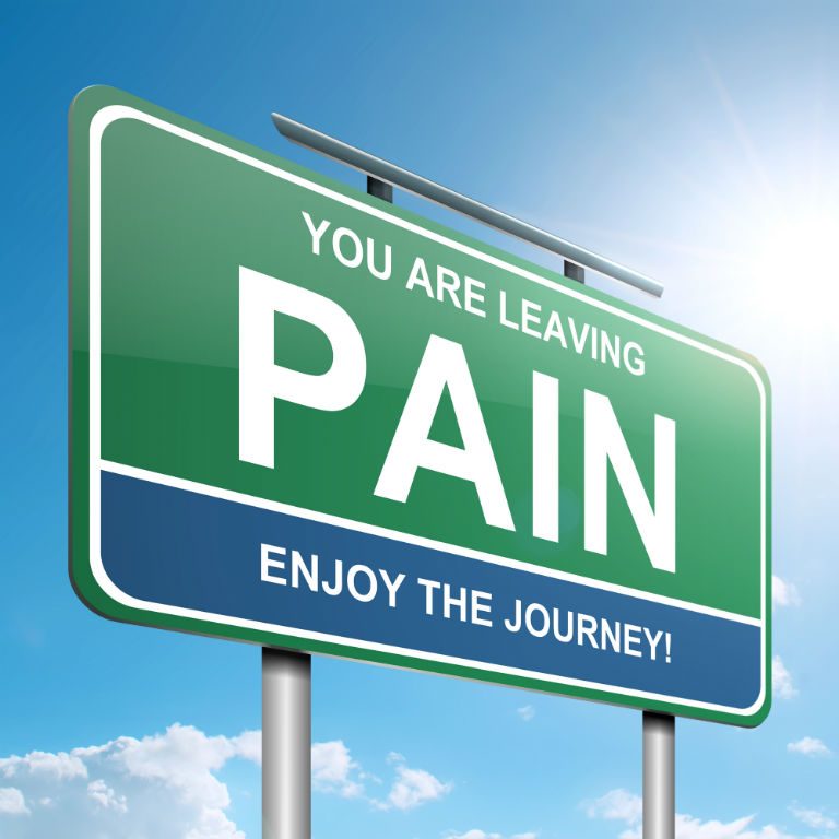 image of sign that says "You are leaving Pain - enjoy the journey!" for Buenos Diaz Chiropractic